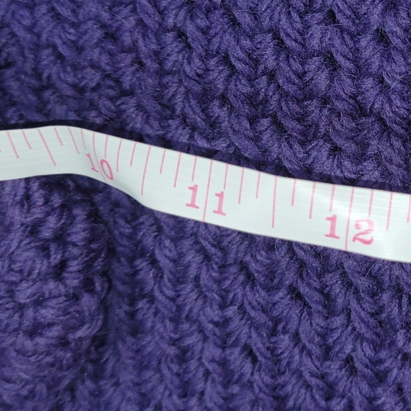 Handcrafted Purple Crochet Market Bag - Picture 3 of 5